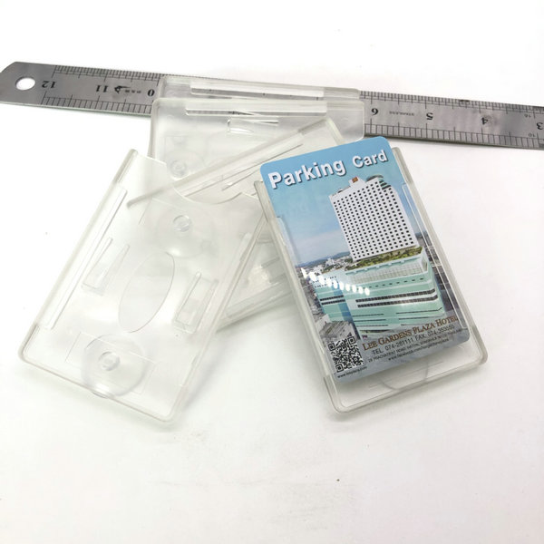 Transparent sucker card holder 