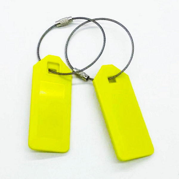 Reusable steel wire detachable UHF cable tie Tag