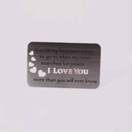 Metal Stainless Steel Business Card